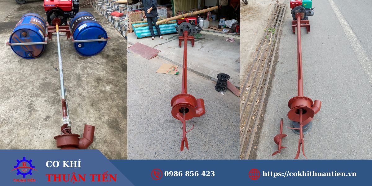 Cơ khí Thuận Tiến cơ sở uy tín hàng đầu chuyên cung cấp máy hút bùn chạy bằng dầu