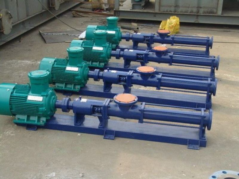 Máy bơm bùn trục vít vận hành êm ái không gây tiếng ồn