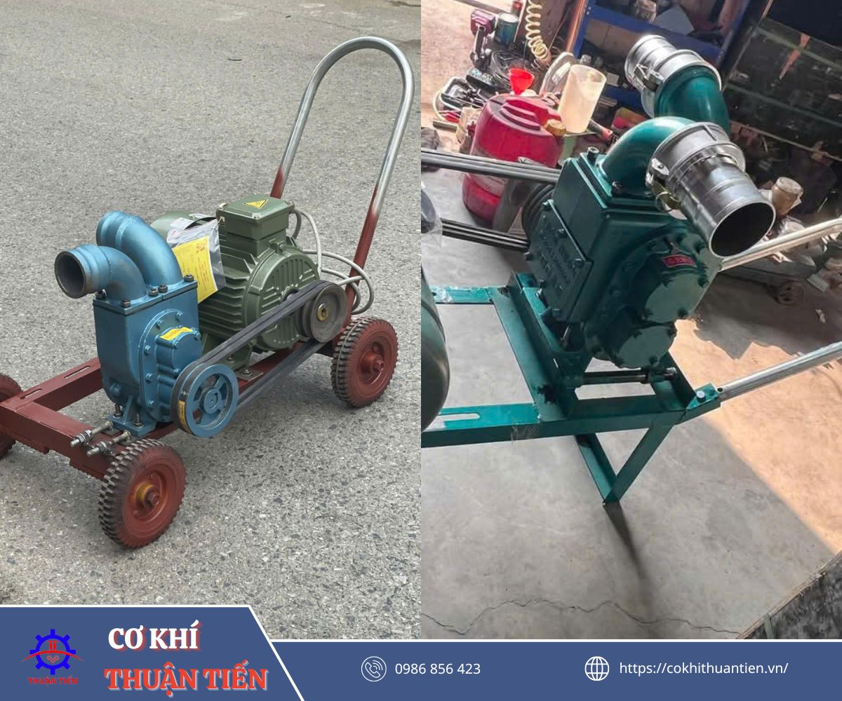 Máy hút bùn được dùng để nạo vét cống rãnh, hố ga, hố móng, bentonite