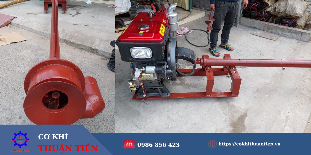 Động cơ máy hút bùn chạy bằng dầu