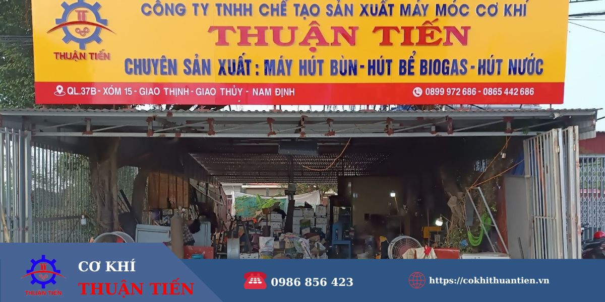 Hình ảnh nhà xưởng chế tạo máy hút bùn Thuận Tiến