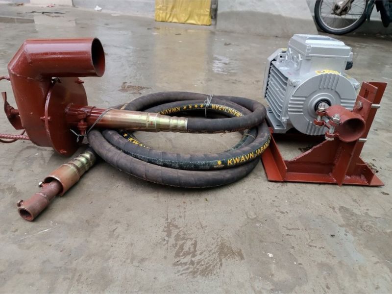 Máy hút bùn dây mềm chạy điện